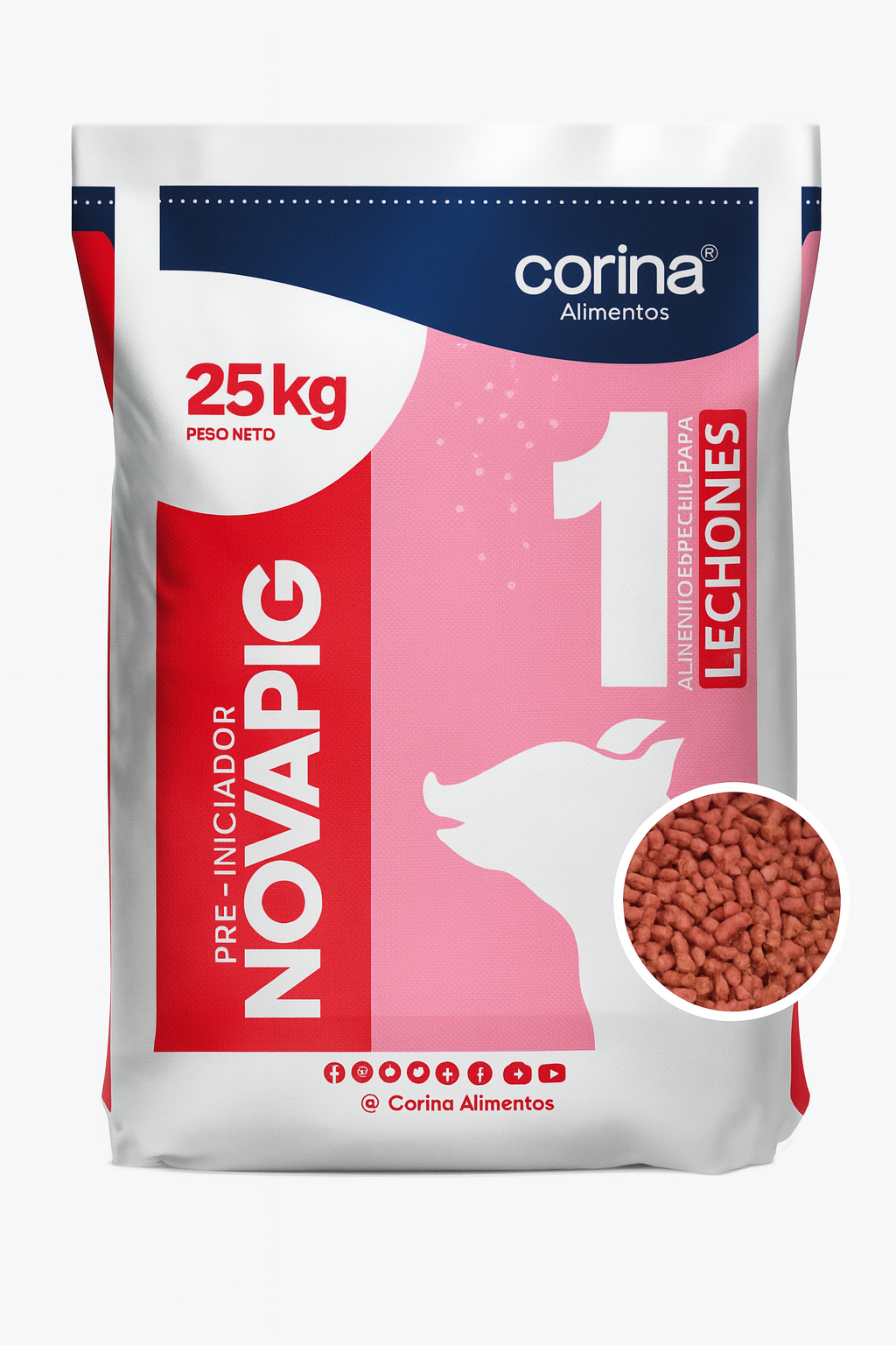 Nova Pig Pre Inicio I Pellet 25kg